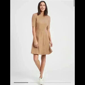 Banana Republic Fit-and-Flare Sweater dress